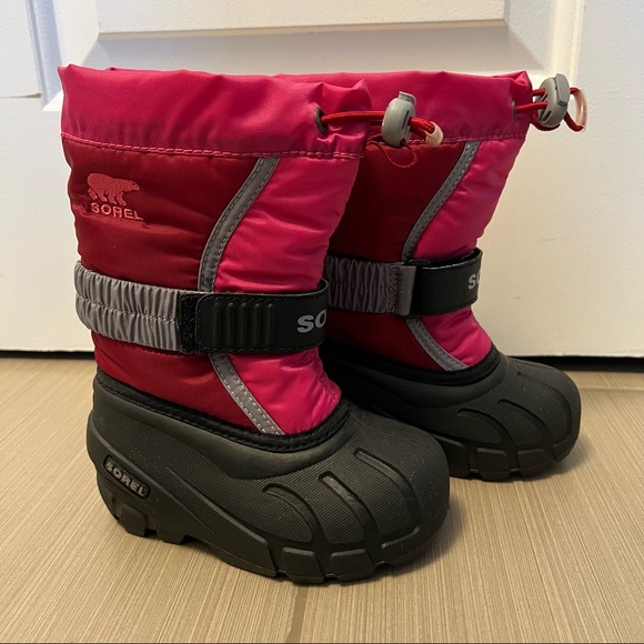 Sorel Kids Flurry Waterproof Snow Boots - Toddler 7 - Picture 3 of 7